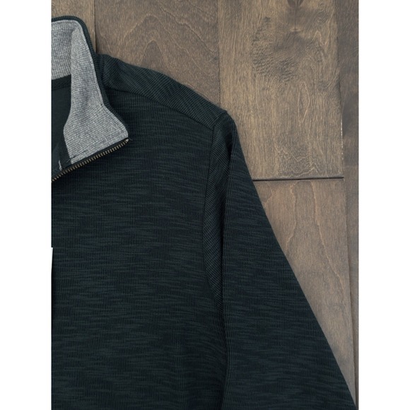NWT Goodfellow & Co Mens Green Quarter Zip Pullover Size Small Cotton Blend - Picture 3 of 7